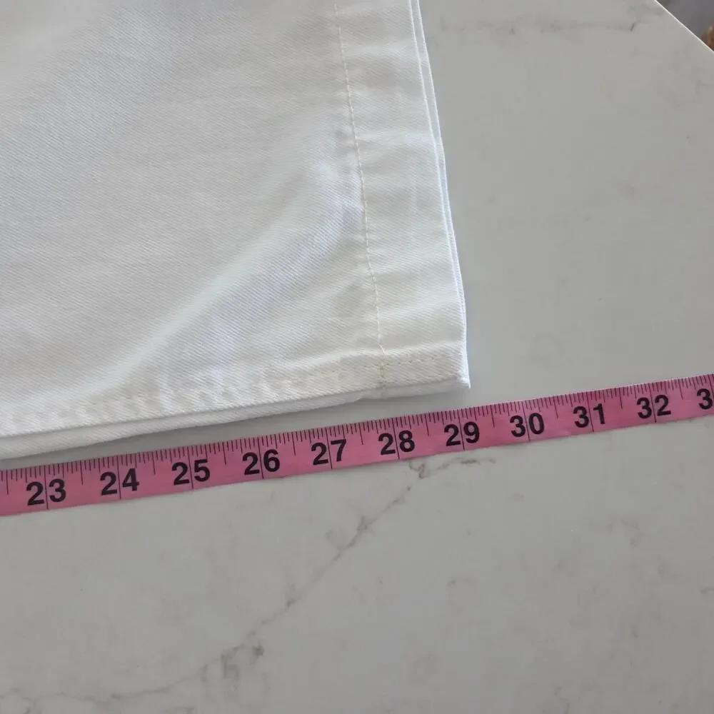 Men's NWT Wide Leg,  Button Fly,  Scotch and Soda White Jeans, XL